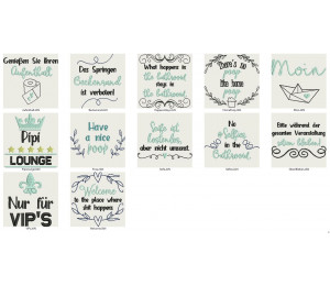 Stickserie 15 Klorollenverstecker Vol. 1